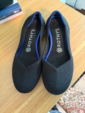 Rothy's Black Ballet Flats